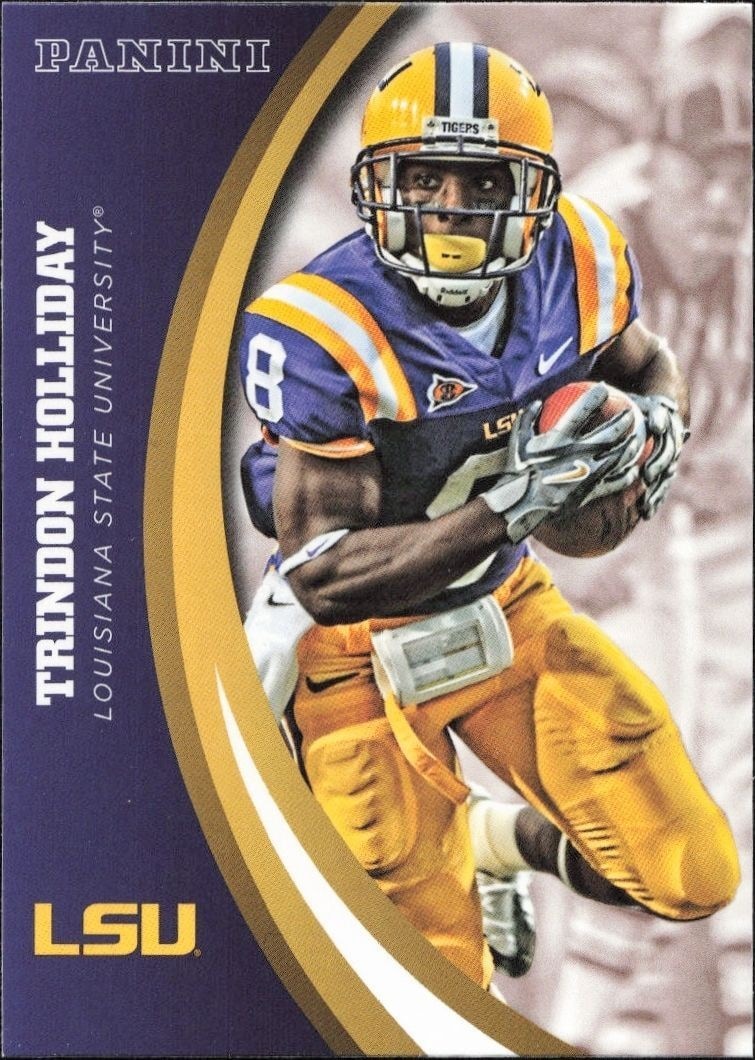 2015 Panini Lsu Team Collection Trindon Holliday #63 trading card