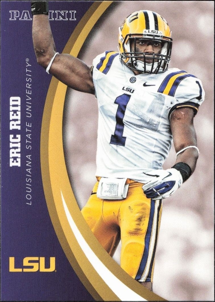 2015 Panini Lsu Team Collection Eric Reid #22 trading card
