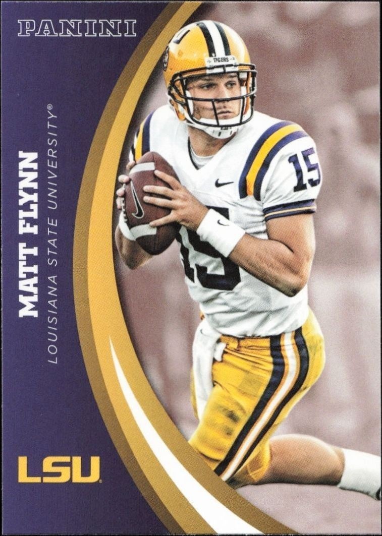 2015 Panini Lsu Team Collection Matt Flynn #43 trading card