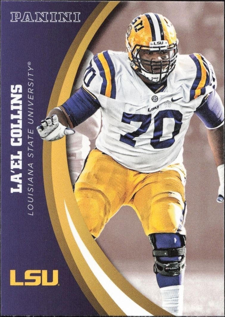 2015 Panini Lsu Team Collection La'El Collins #39 trading card