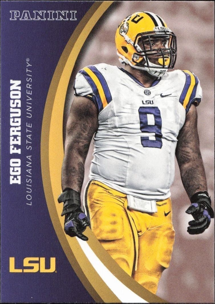 2015 Panini Lsu Team Collection Ego Ferguson #21 trading card