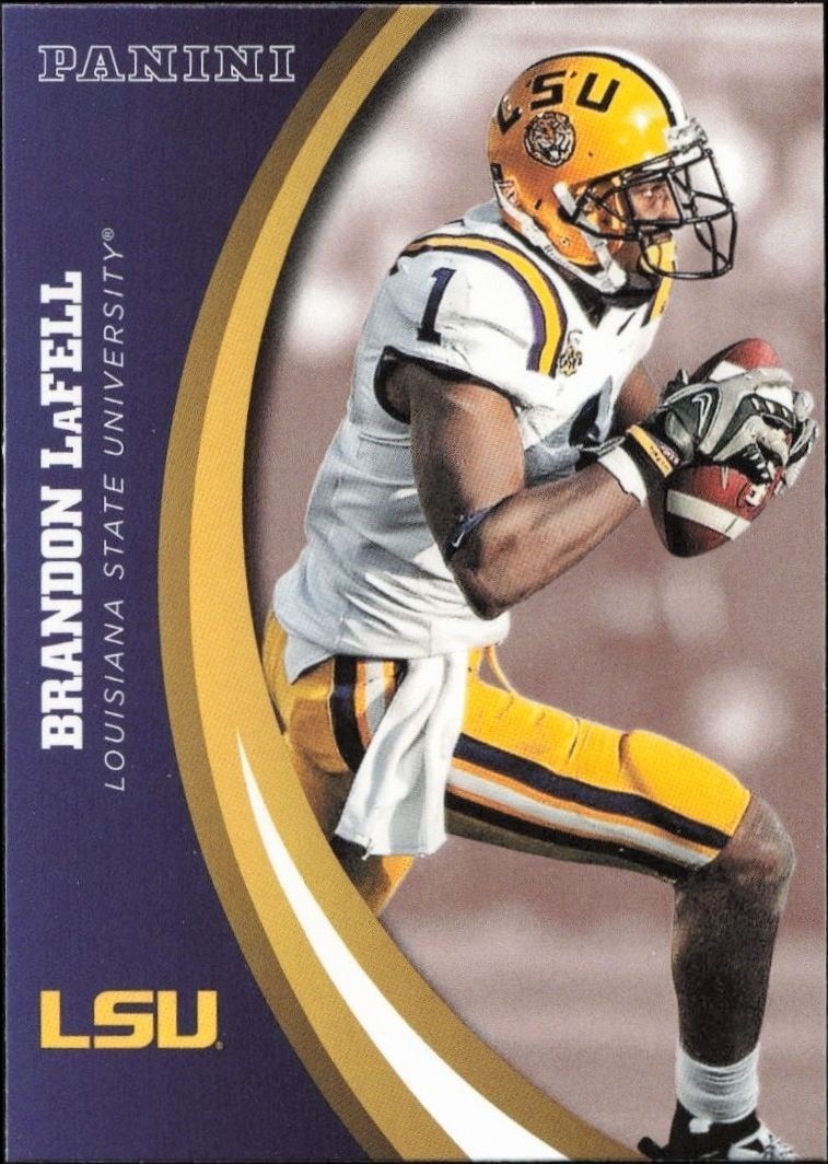 2015 Panini Lsu Team Collection Brandon LaFell #73 trading card