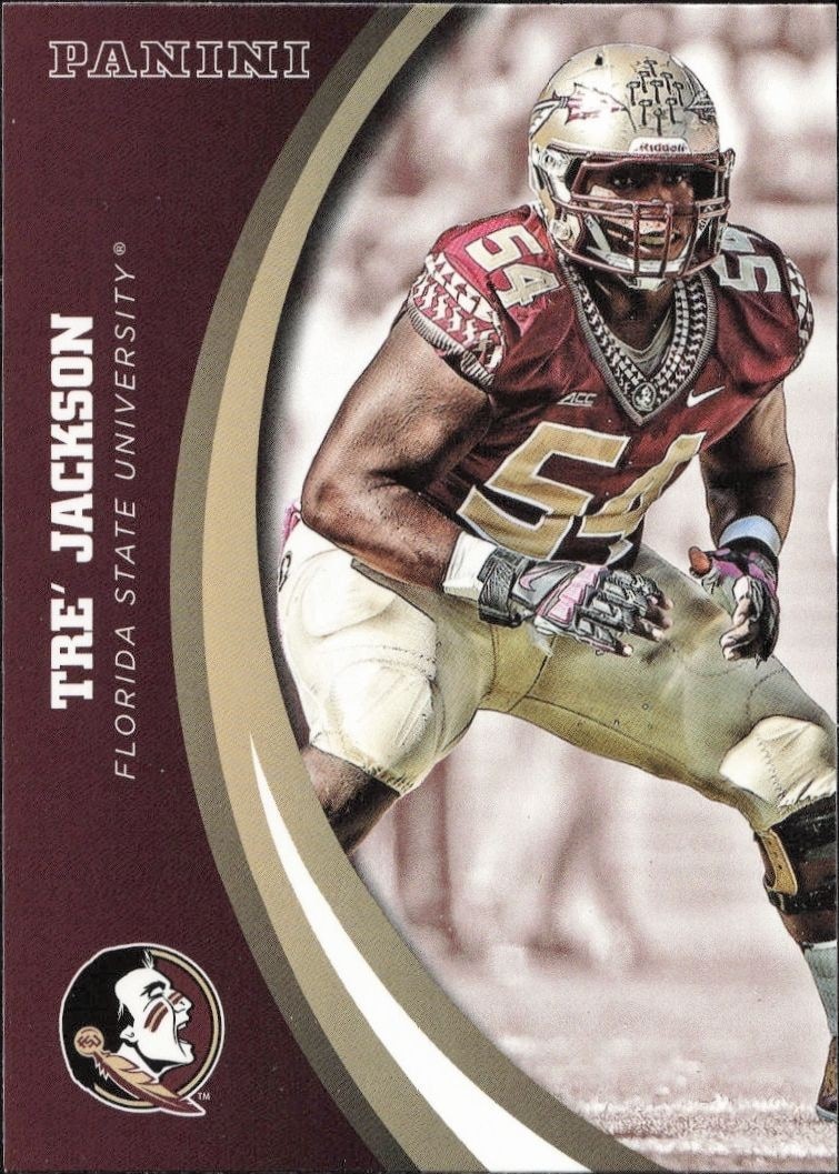 2015 Panini Florida State Team Collection Tre' Jackson #60 trading card
