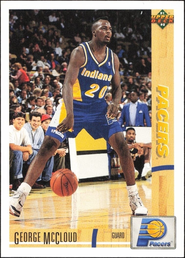 1991-92 Upper-Deck George McCloud #233 trading card