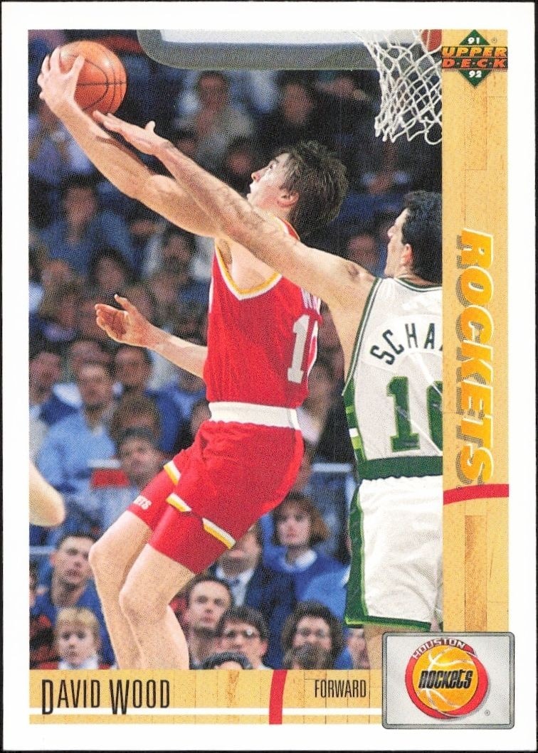 1991-92 Upper-Deck David Wood #298 trading card