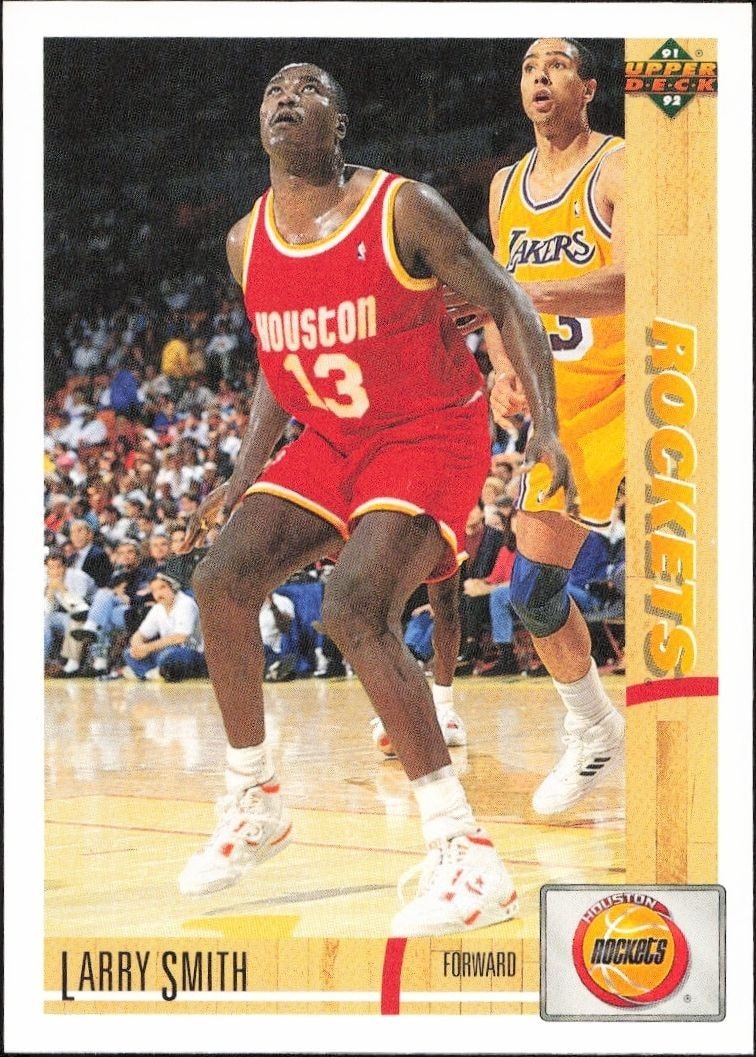1991-92 Upper-Deck Larry Smith #280 trading card