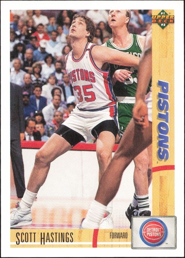 1991-92 Upper-Deck Scott Hastings #340 trading card