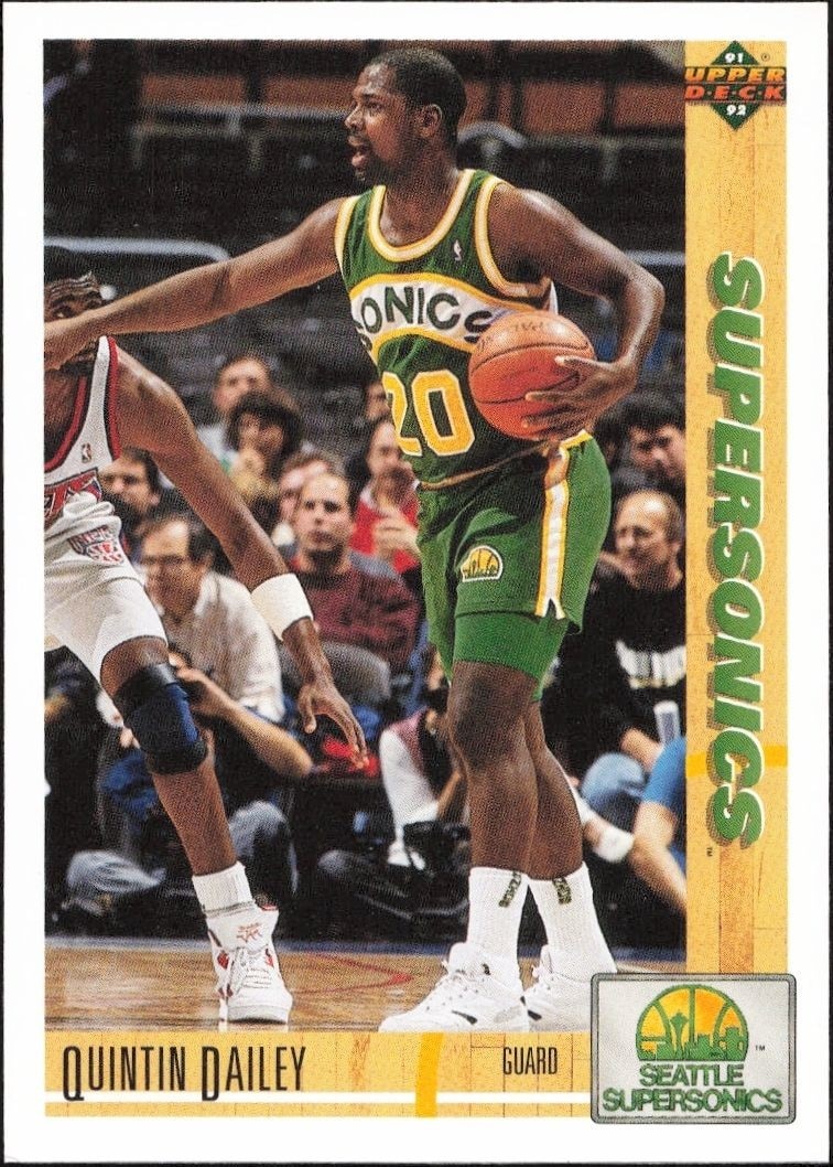 1991-92 Upper-Deck Quintin Dailey #188 trading card