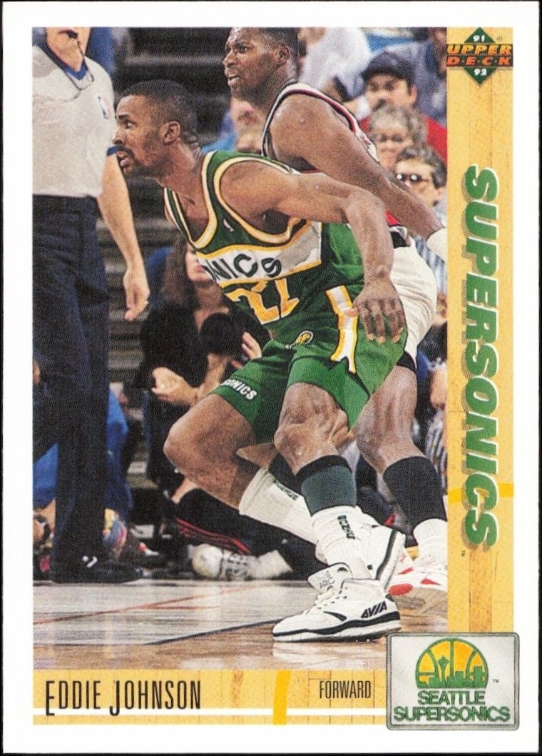 1991-92 Upper-Deck Eddie Johnson #371 trading card