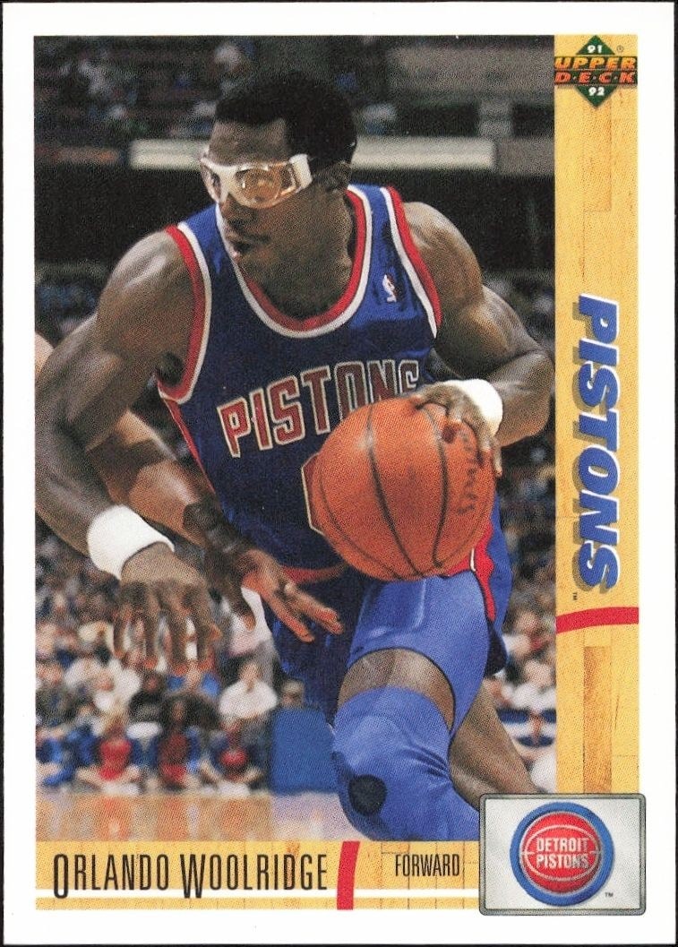 1991-92 Upper-Deck Orlando Woolridge #406 trading card