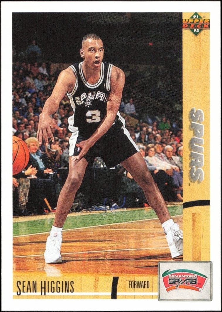1991-92 Upper-Deck Sean Higgins #25 trading card