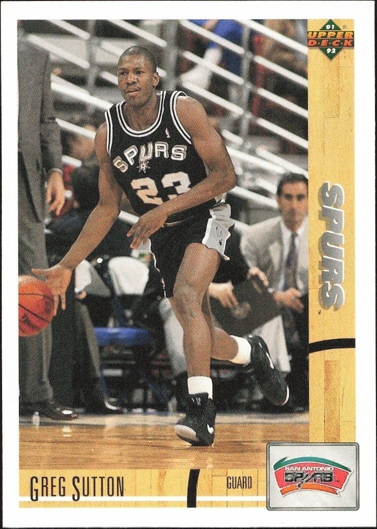 1991-92 Upper-Deck Greg Sutton #428 trading card