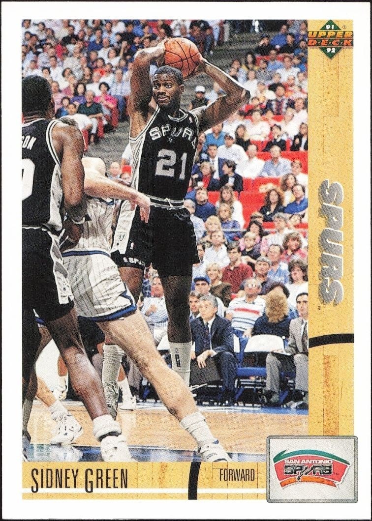 1991-92 Upper-Deck Sidney Green #259 trading card