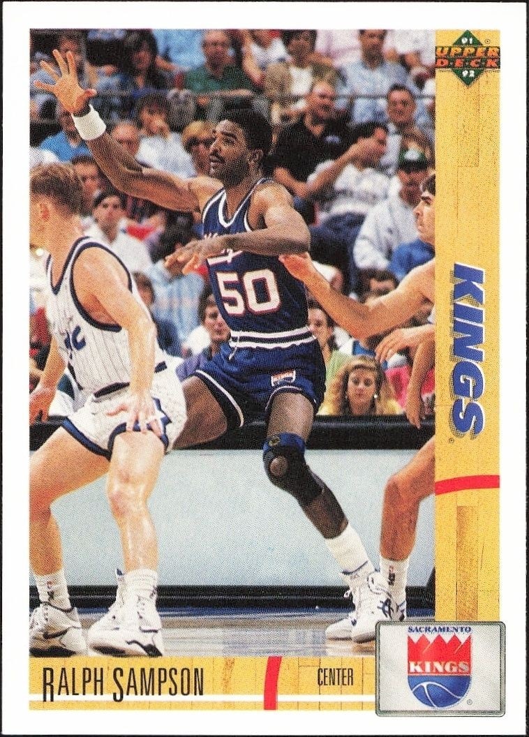 1991-92 Upper-Deck Ralph Sampson #397 trading card
