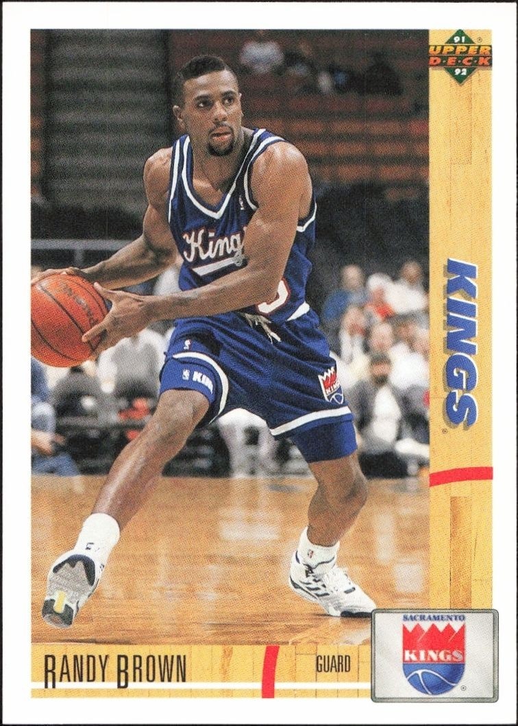 1991-92 Upper-Deck Randy Brown #437 trading card