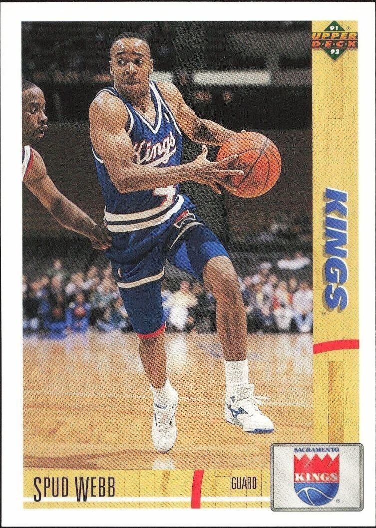 1991-92 Upper-Deck Spud Webb #419 trading card