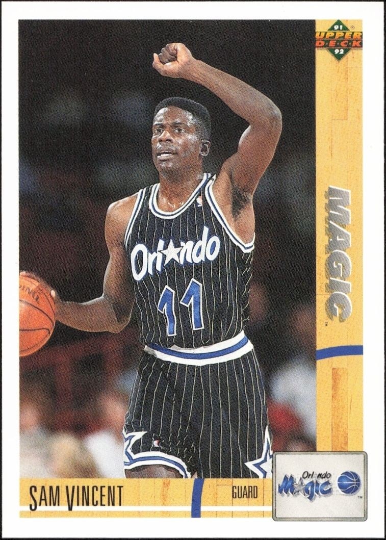 1991-92 Upper-Deck Sam Vincent #232 trading card
