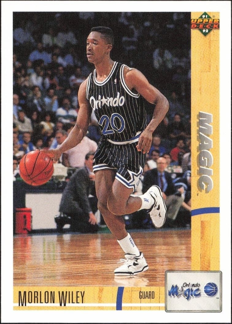 1991-92 Upper-Deck Morlon Wiley #26 trading card