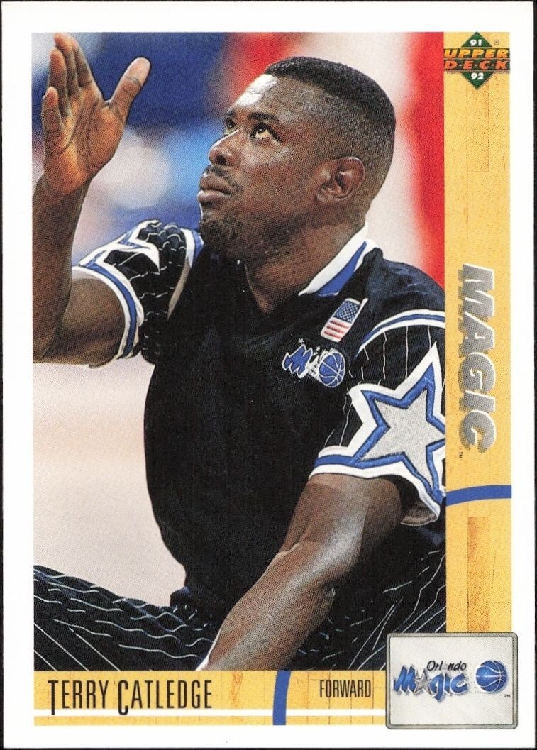 1991-92 Upper-Deck Terry Catledge #205 trading card