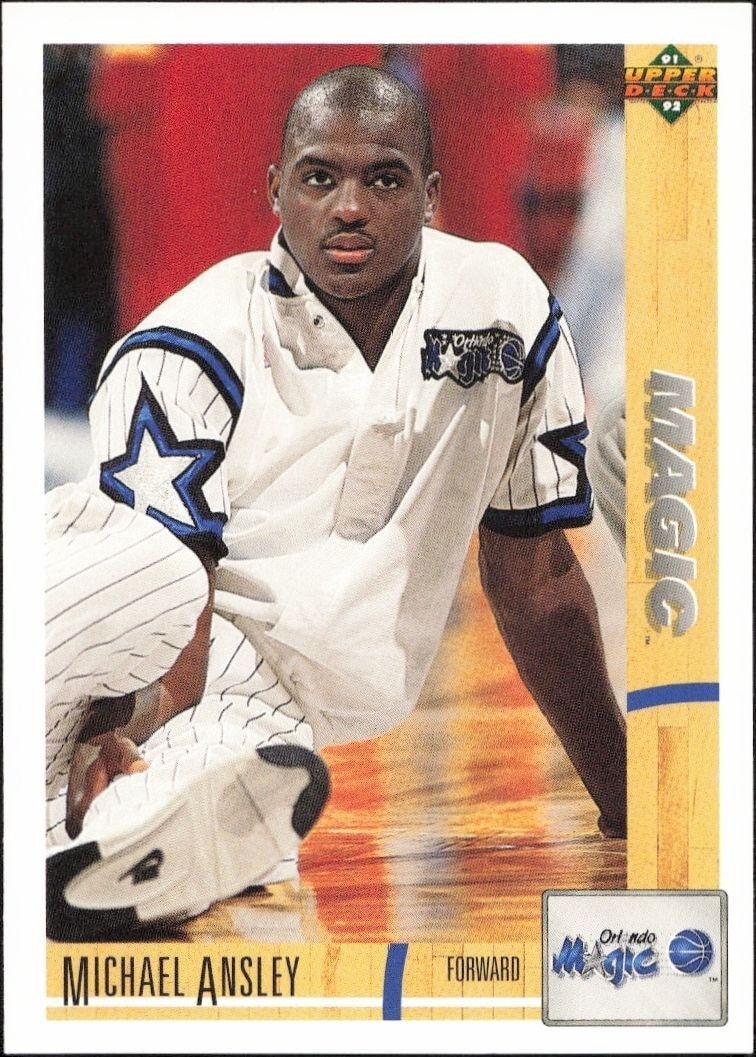 1991-92 Upper-Deck Michael Ansley #224 trading card