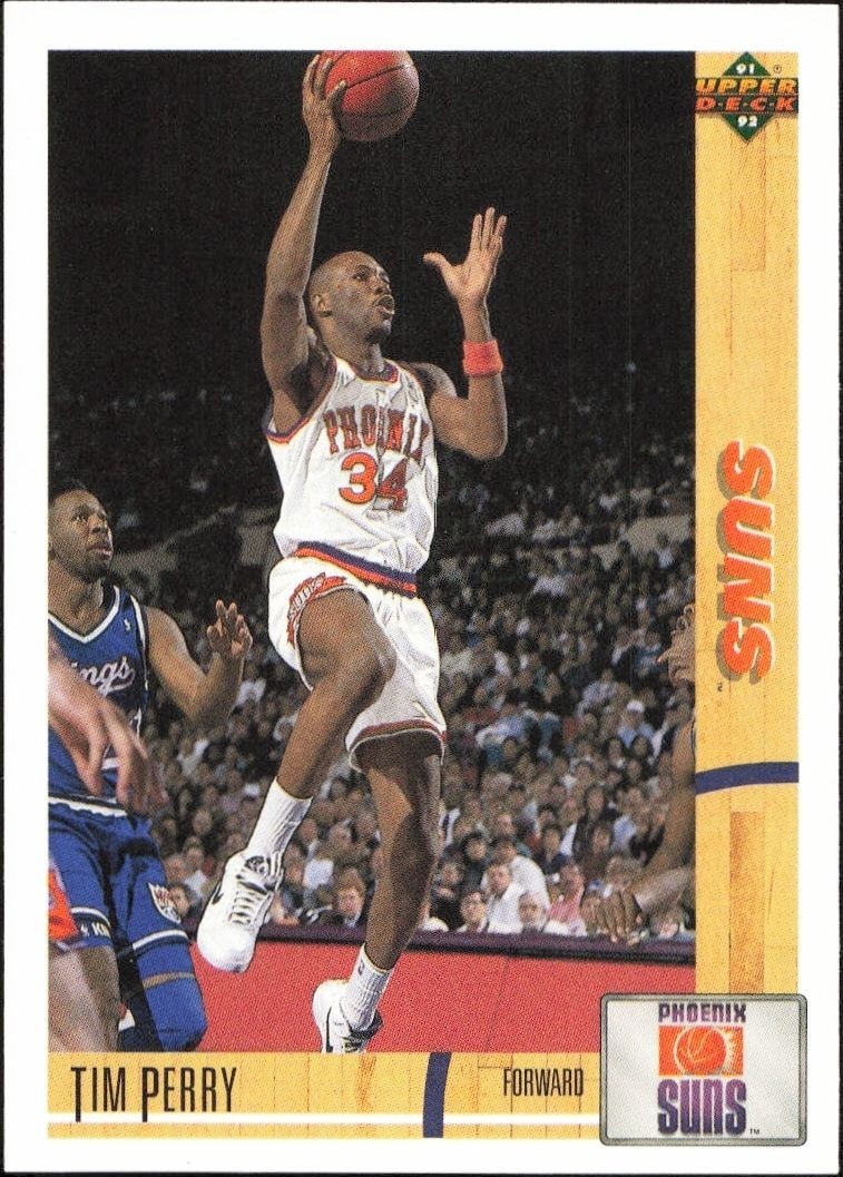 1991-92 Upper-Deck Tim Perry #413 trading card