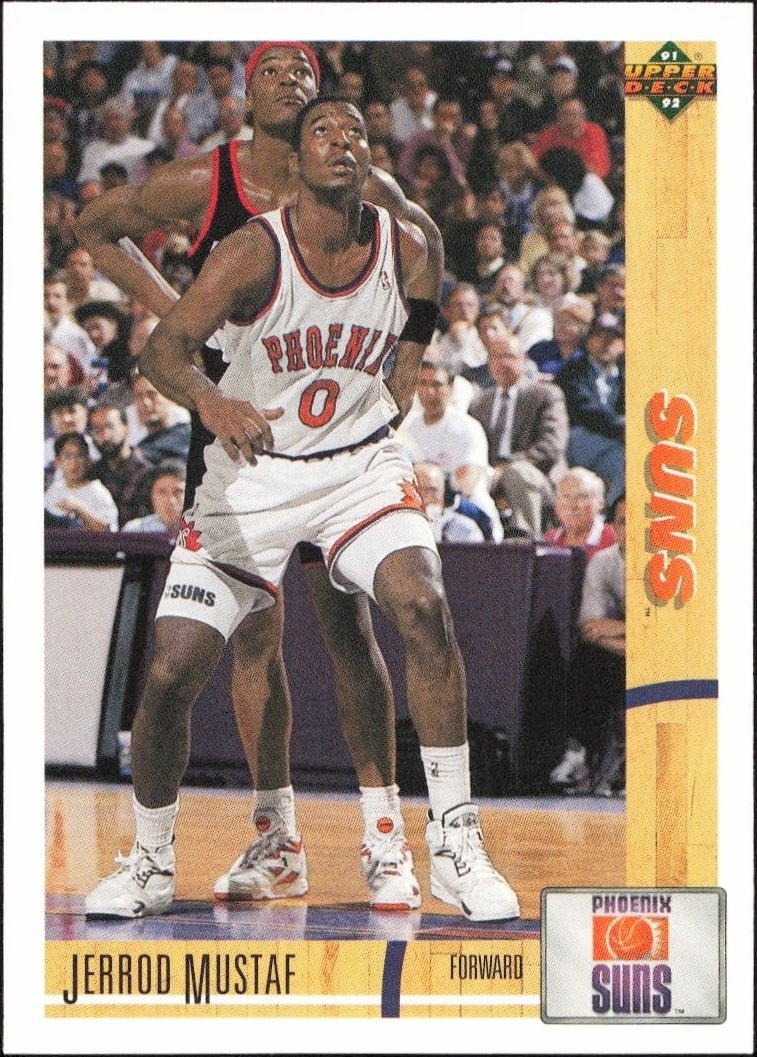 1991-92 Upper-Deck Jerrod Mustaf #417 trading card
