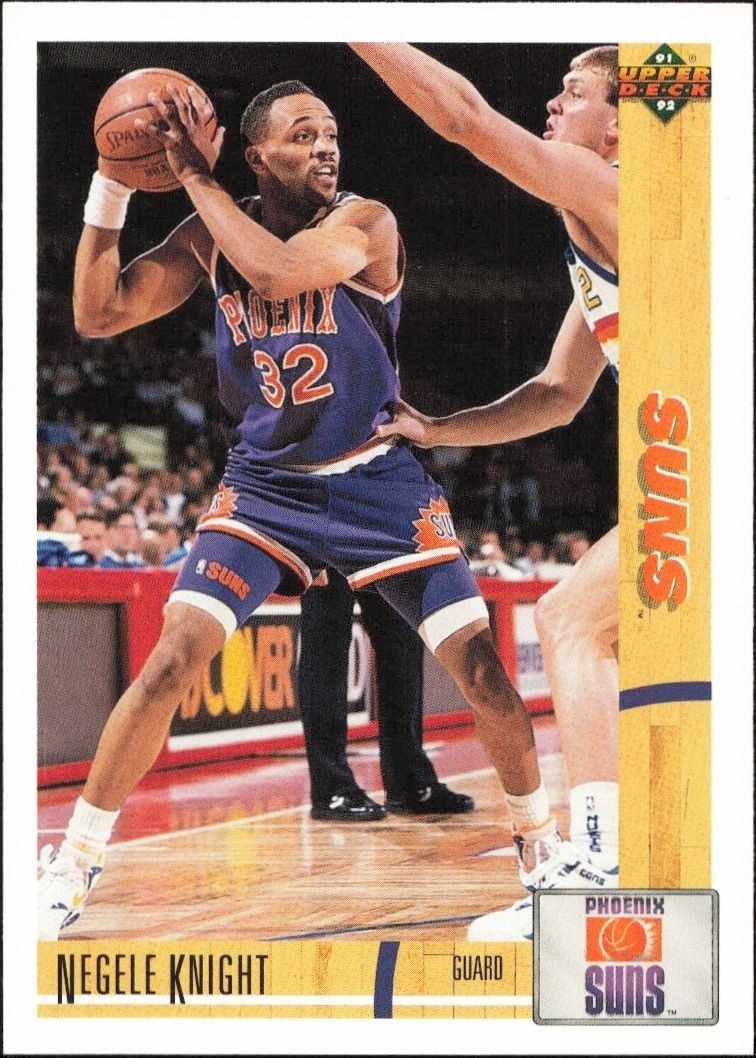 1991-92 Upper-Deck Negele Knight #193 trading card