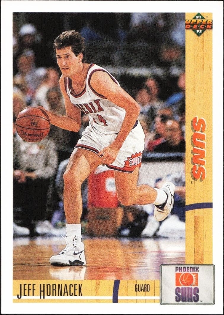 1991-92 Upper-Deck Jeff Hornacek #135 trading card