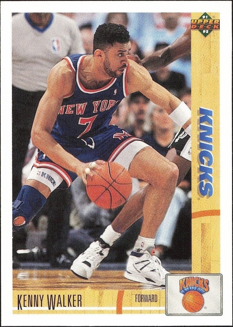 1991-92 Upper-Deck Kenny Walker #347 trading card