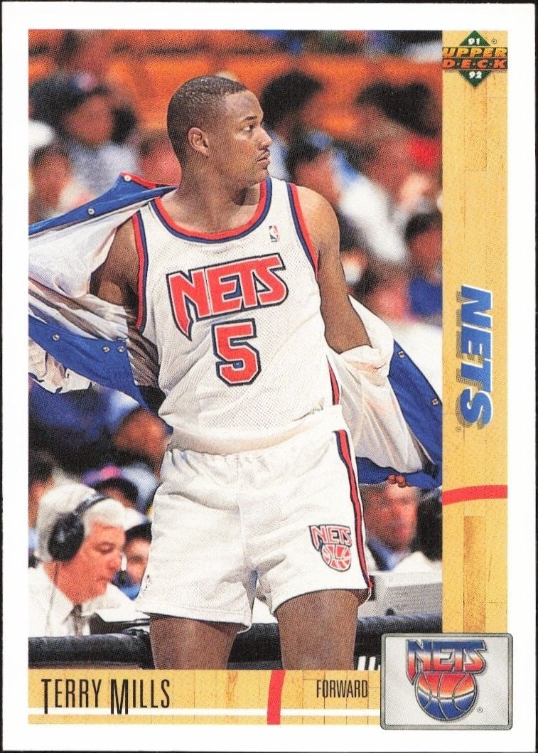 1991-92 Upper-Deck Terry Mills #289 trading card
