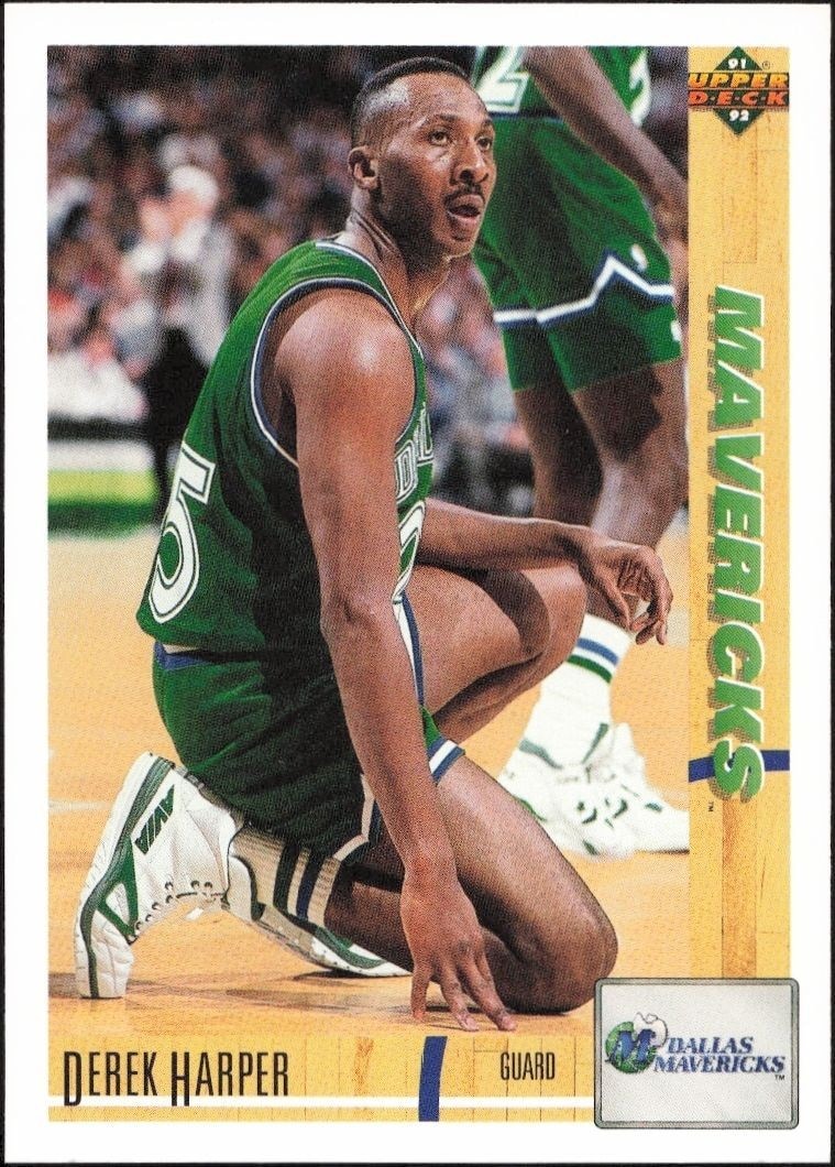 1991-92 Upper-Deck Derek Harper #137 trading card