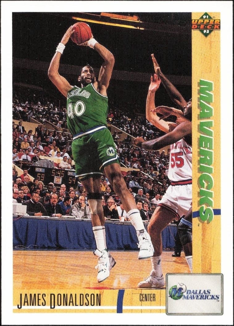 1991-92 Upper-Deck James Donaldson #124 trading card