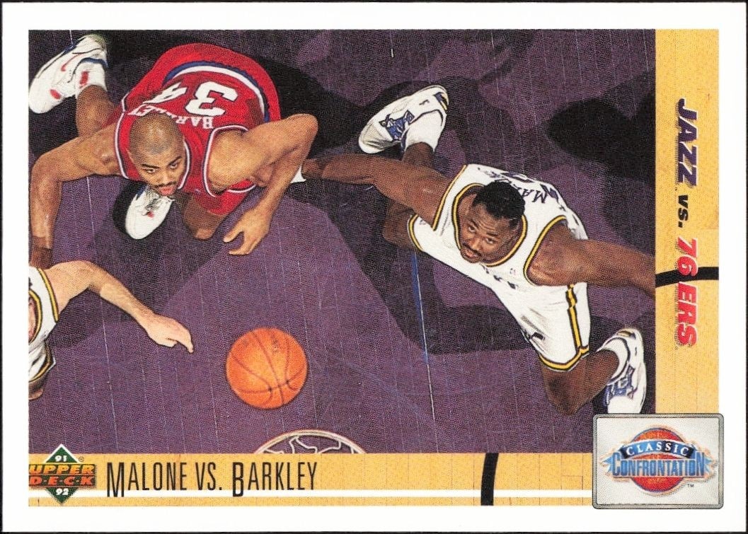 1991-92 Upper-Deck Karl Malone #31 trading card