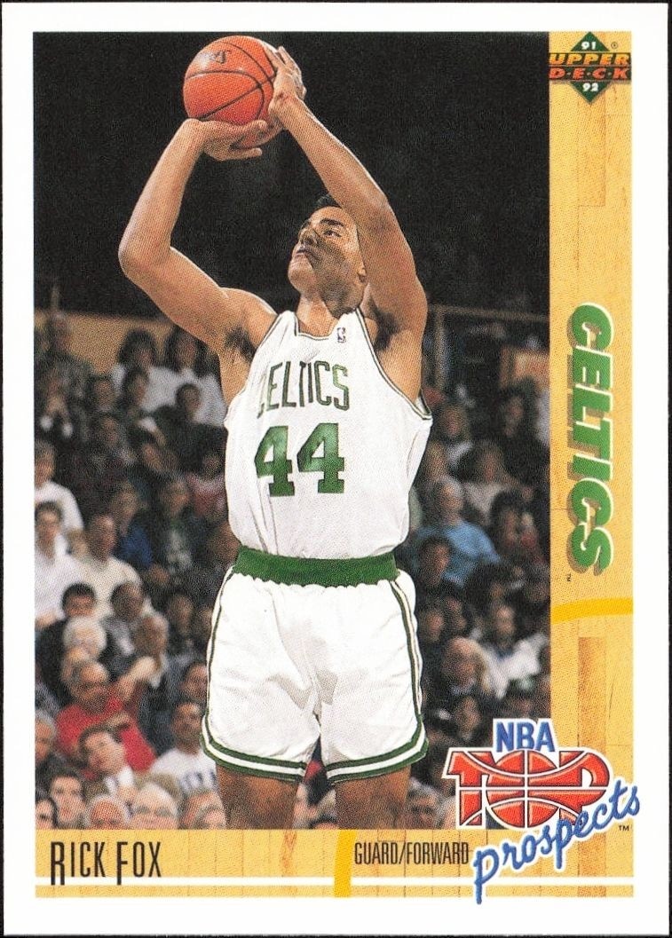 1991-92 Upper-Deck Rick Fox #443 trading card