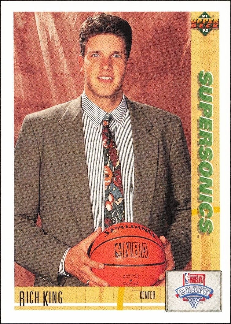 1991-92 Upper-Deck Rich King #8 trading card