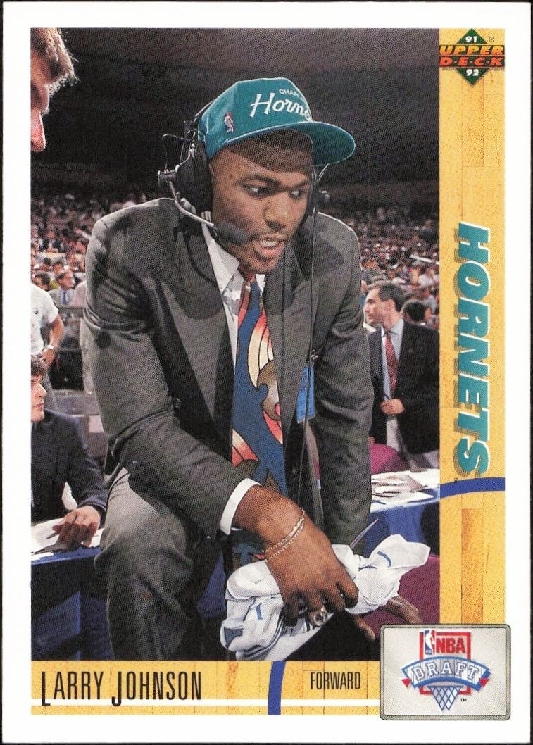 1991-92 Upper-Deck Larry Johnson #2 trading card