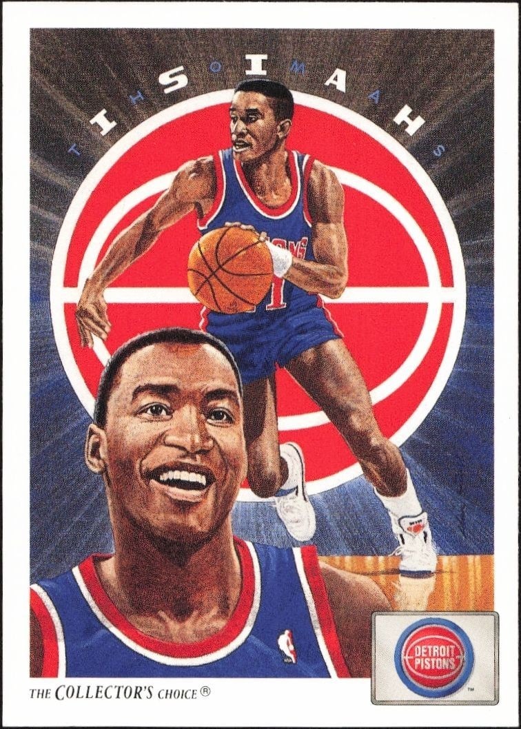 1991-92 Upper-Deck Isiah Thomas #91 trading card