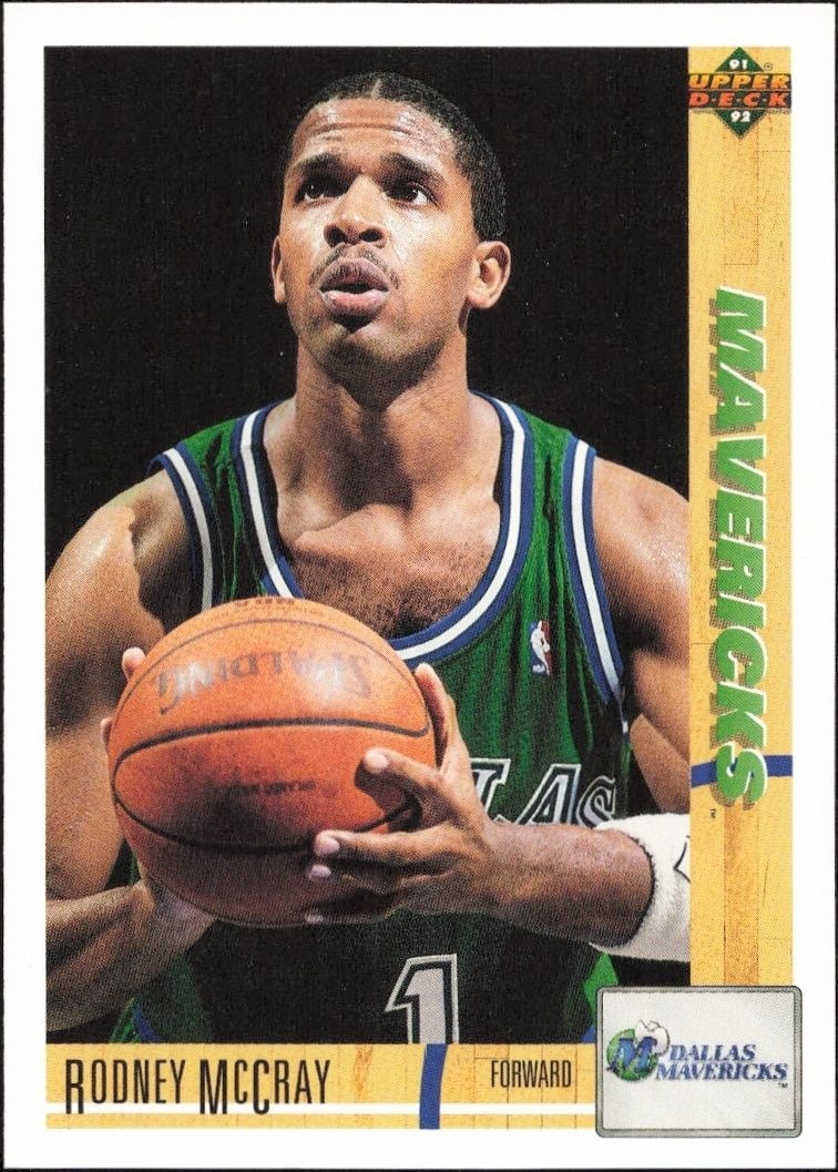 1991-92 Upper-Deck Rodney McCray #109 trading card
