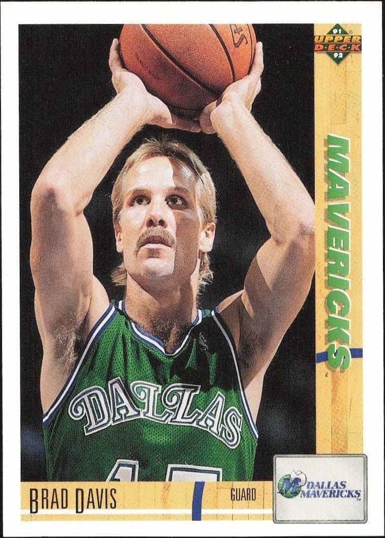 1991-92 Upper-Deck Brad Davis #229 trading card