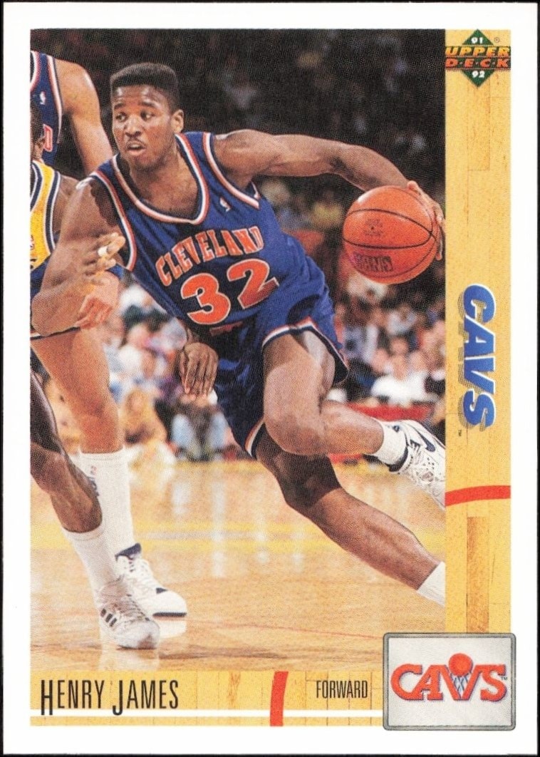 1991-92 Upper-Deck Henry James #369 trading card