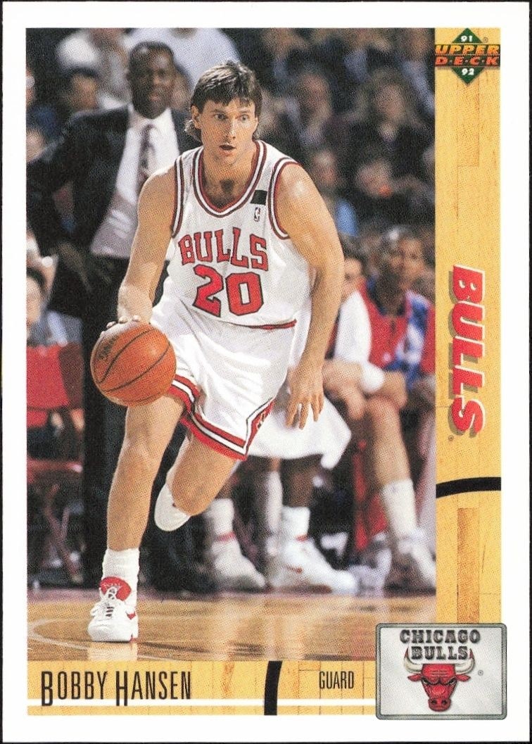 1991-92 Upper-Deck Bobby Hansen #408 trading card