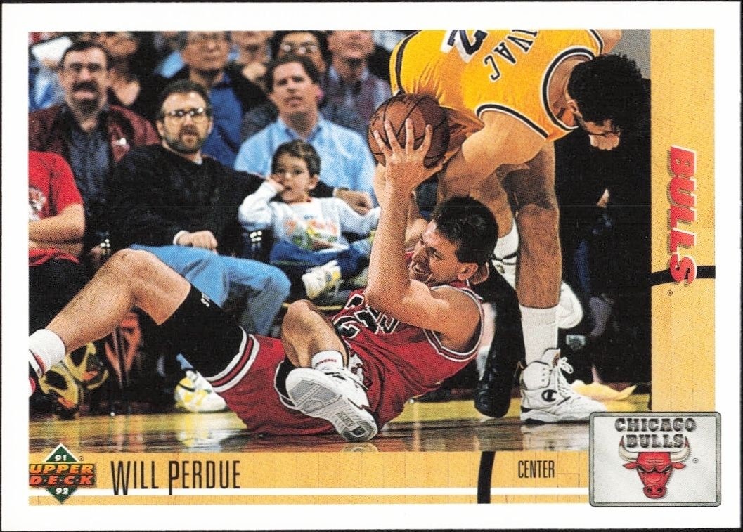 1991-92 Upper-Deck Will Perdue #120 trading card