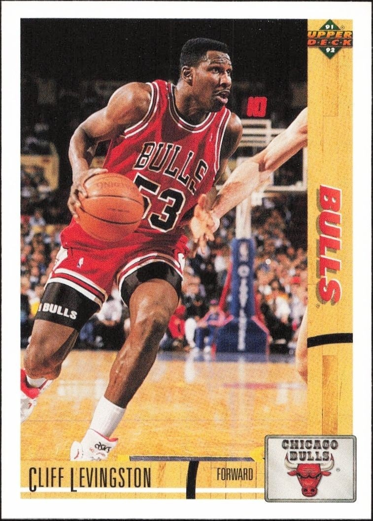 1991-92 Upper-Deck Cliff Levingston #187 trading card