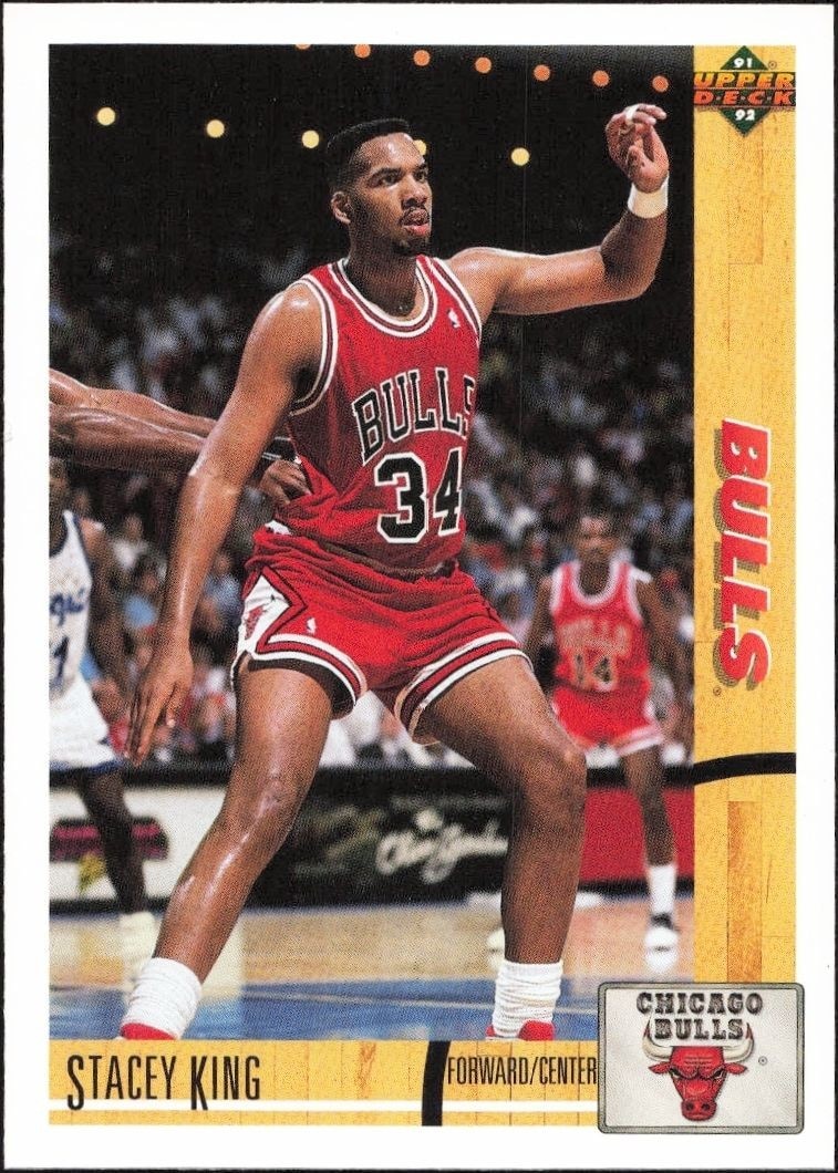 1991-92 Upper-Deck Stacey King #182 trading card