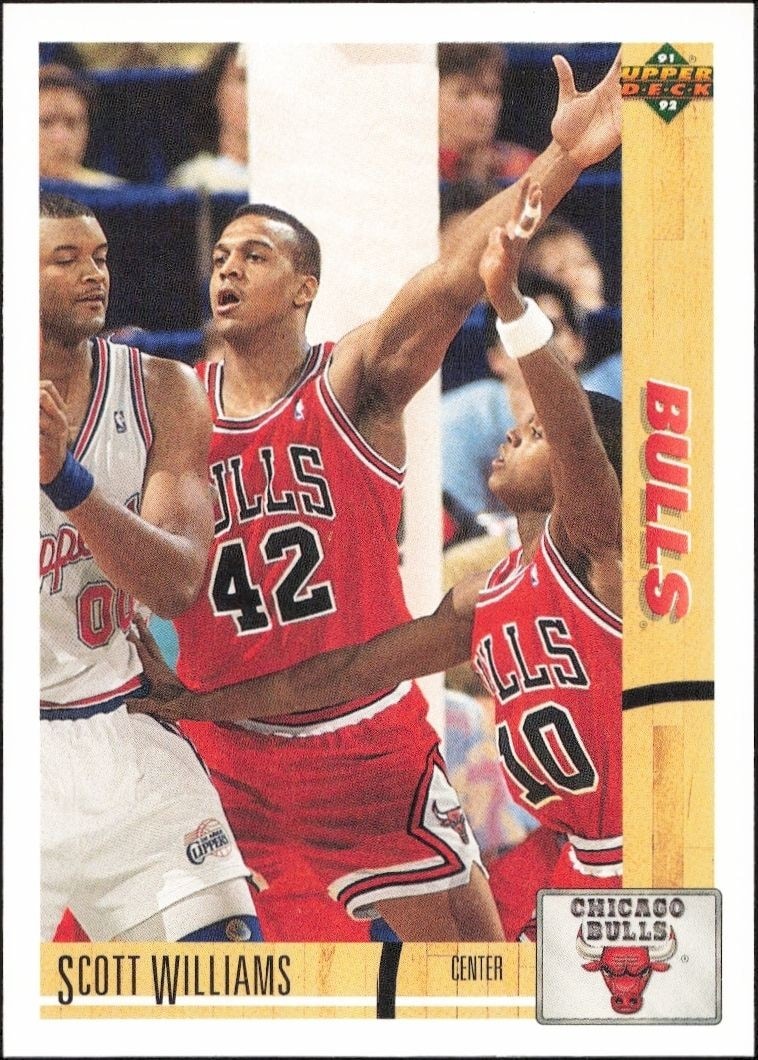 1991-92 Upper-Deck Scott Williams #362 trading card