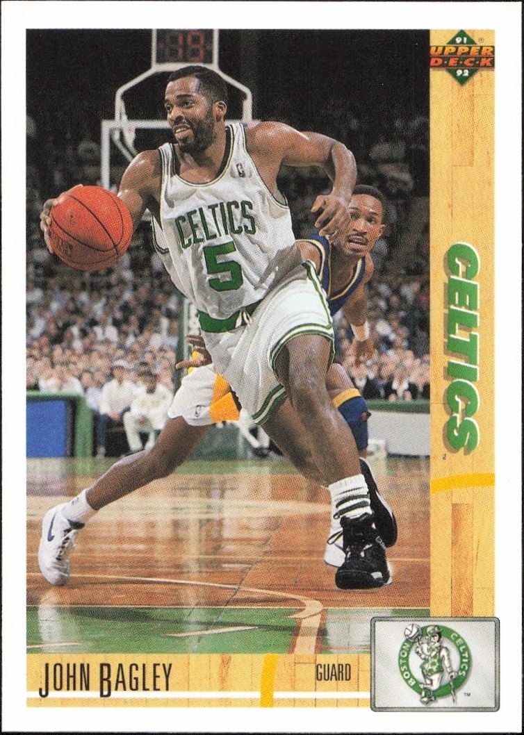 1991-92 Upper-Deck John Bagley #488 trading card
