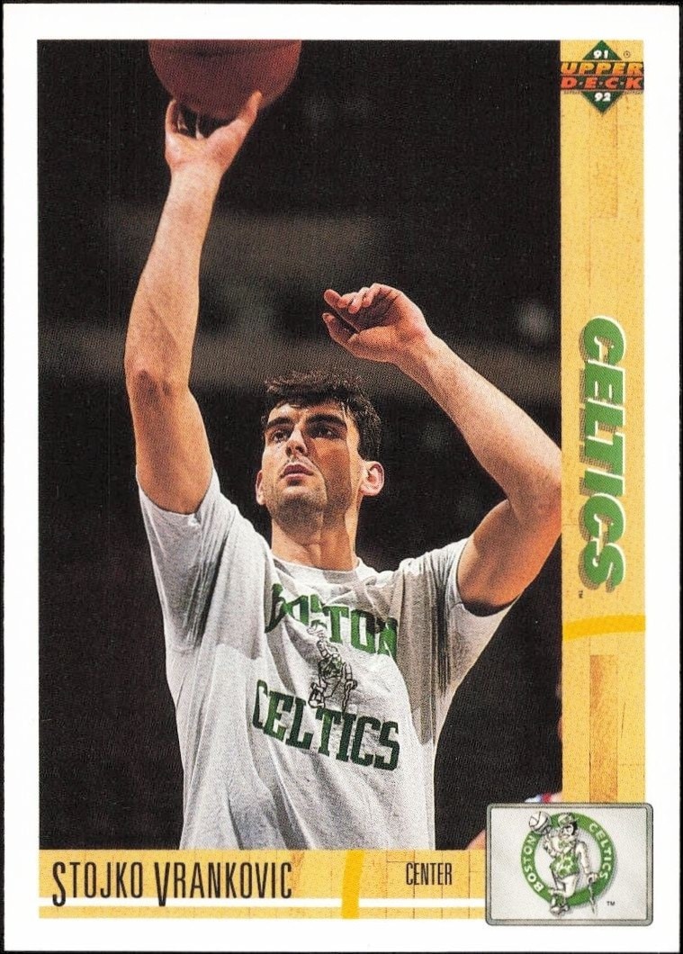 1991-92 Upper-Deck Stojko Vrankovic #103 trading card