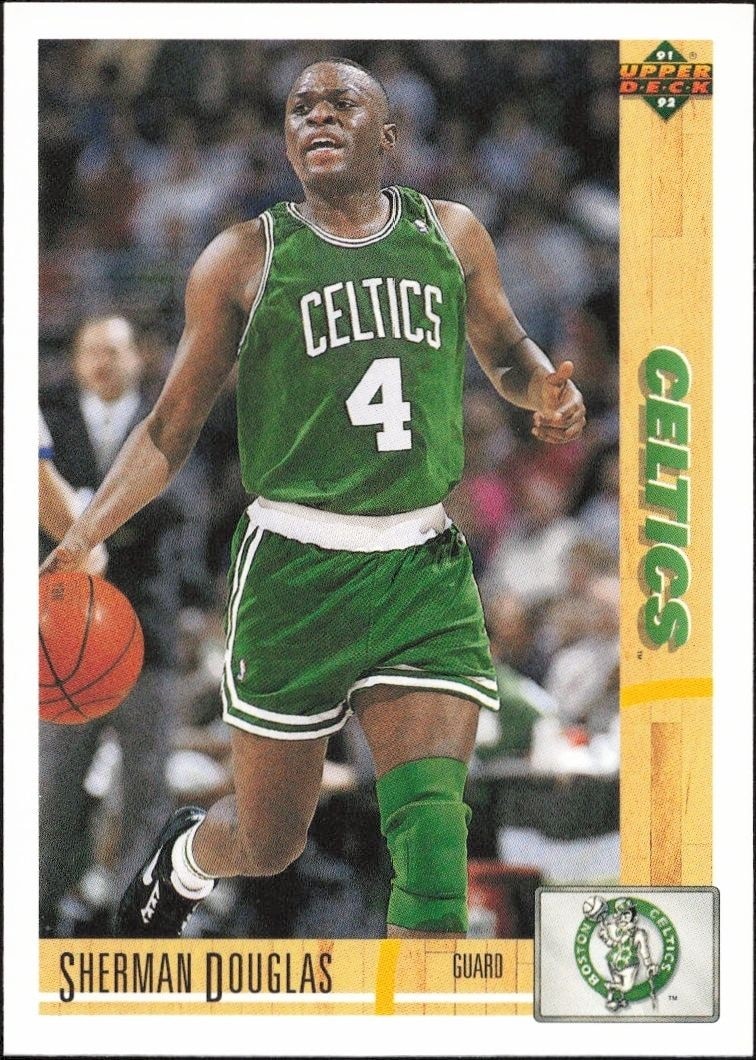 1991-92 Upper-Deck Sherman Douglas #426 trading card