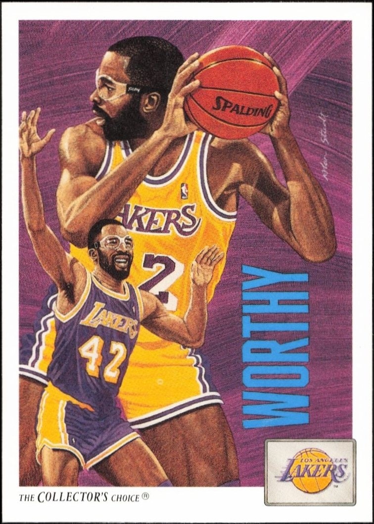 1991-92 Upper-Deck James Worthy #85 trading card