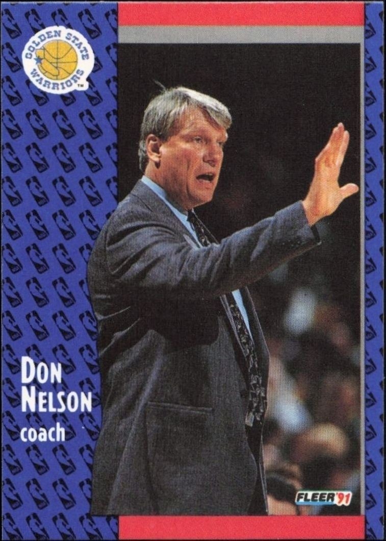 1991-92 Fleer Don Nelson #70 trading card